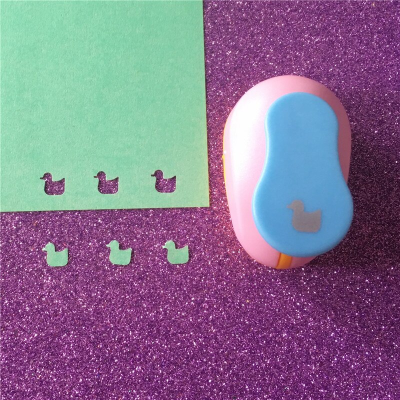 3/8 inch little Duck paper cutter school craft punch perfurador scrapbook hole punch for kids furador diy puncher