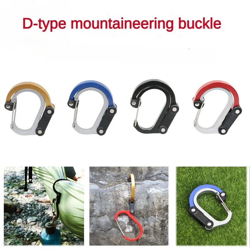 Camping hybrid Ausrüstung Clip Karabiner Rotierender Haken Clip Nicht verriegelnde starke Clips zum Angeln Wandern Reisen Rucksack Karabiner Clip