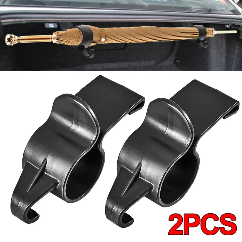 Auto Paraplu Houder Universele Auto Kofferbak Paraplu Mount Handdoek Hanger Haken Auto Auto Accessoires Interne Opslag Organizer Houder: Bruin