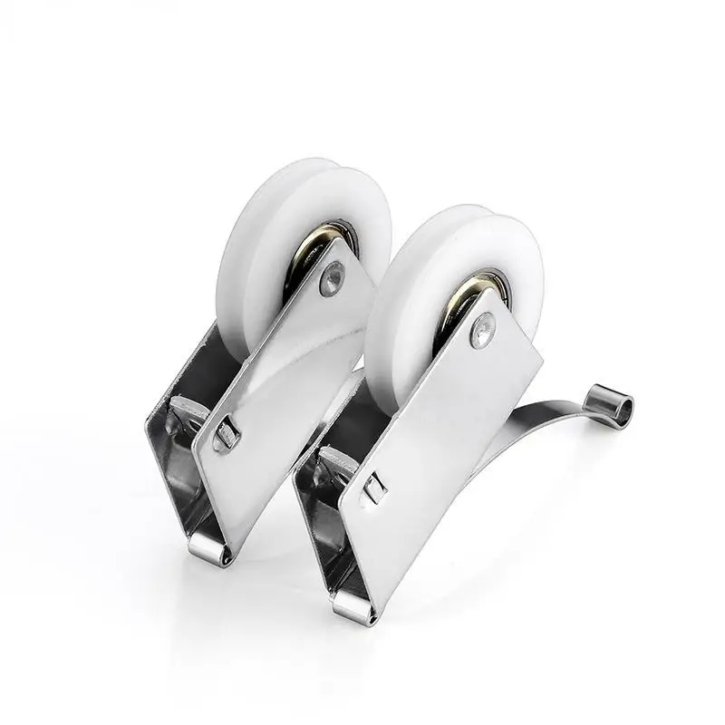 Schuifdeurscharnier Ijzer Materiaal Kastdeur Spoor Garderobe Trekgreep Omlaag Schuifscharnier Voor Home Decor Hardware