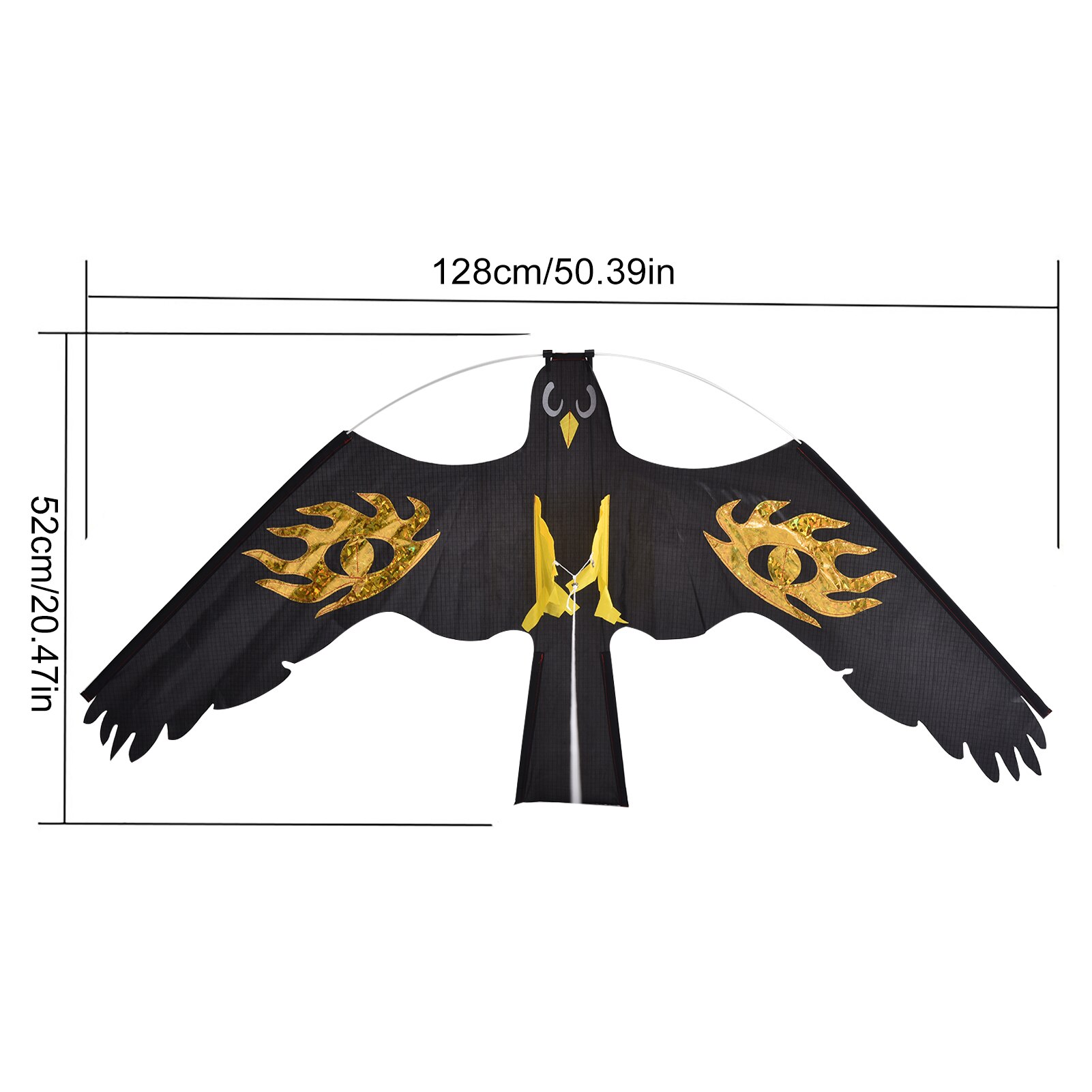 Repelente de aves, cometa de espantapájaros, cometa voladora de emulación, cometa de pájaro para granja de jardín