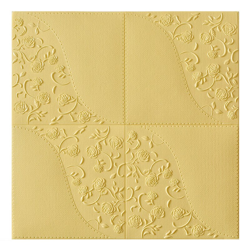 3D Wall Stickers ceiling sticker roof decoration Foam wallpaper waterproof DIY TV background wallpaper decoration sticker