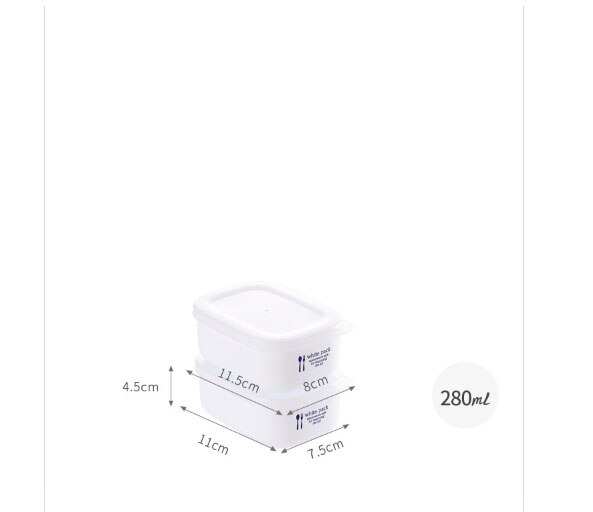 Rectangular Food Preservation box fruit Preservation Box Food Storage Containers 900ml,1000ml,700ml,280ml: 280ML