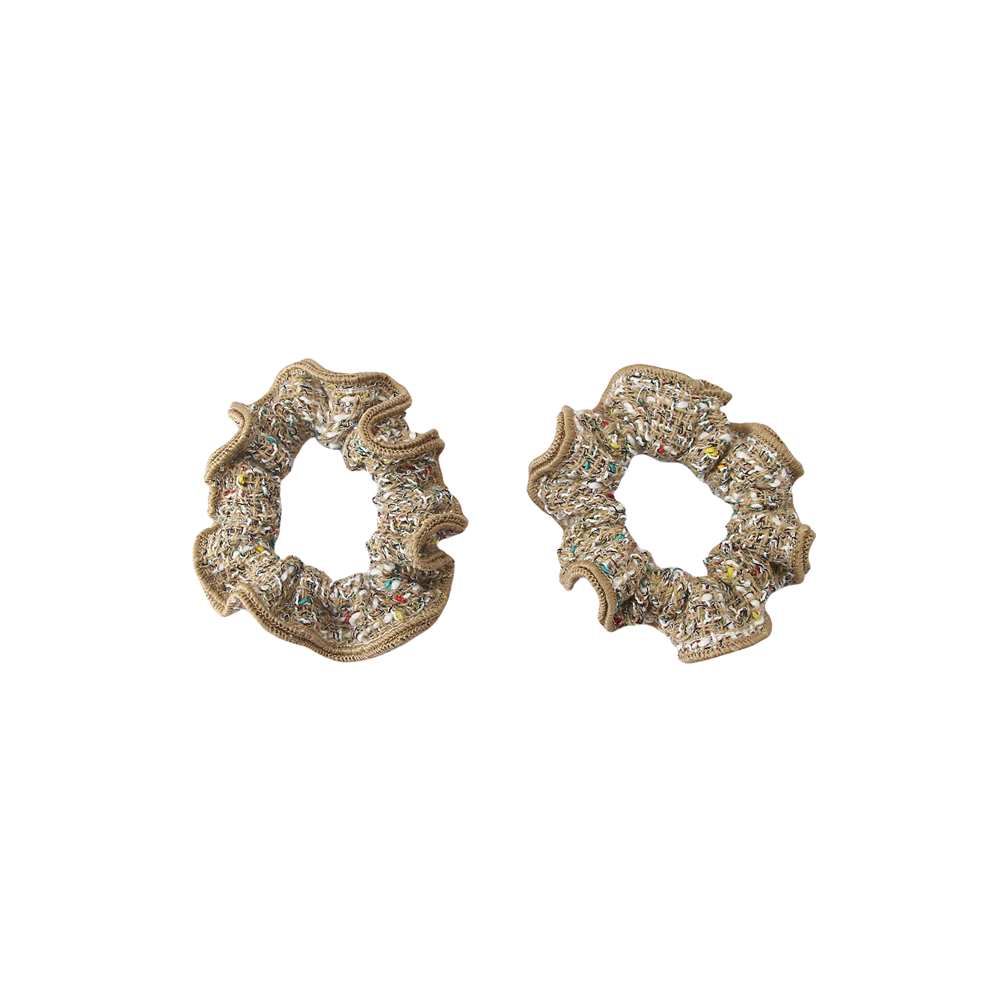 Trendy, kleine, geurige haaraccessoires met strikjes en grote clips voor meisjeshoofdbanden en haarstrikjes.: Donker kaki