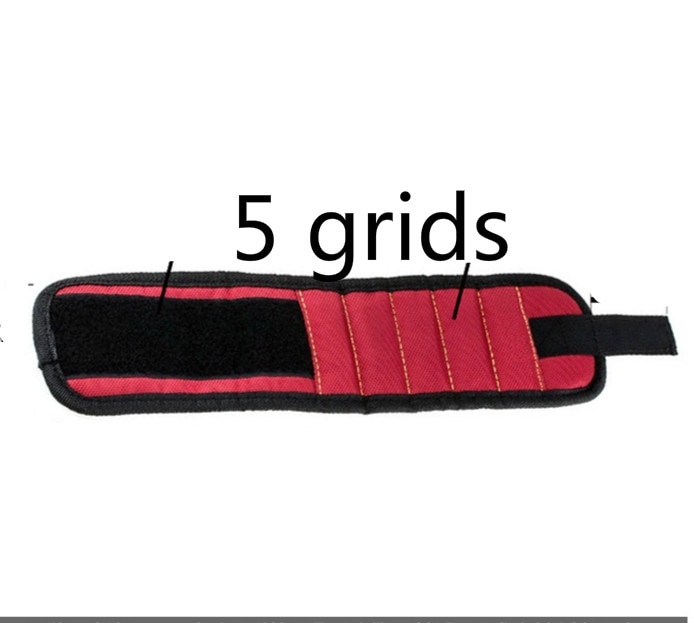 Strong Magnetic Magnet Wristband Pocket Wrist Support Tool Bag Hand Bracelet Pouch Bag Screws Drill Holder