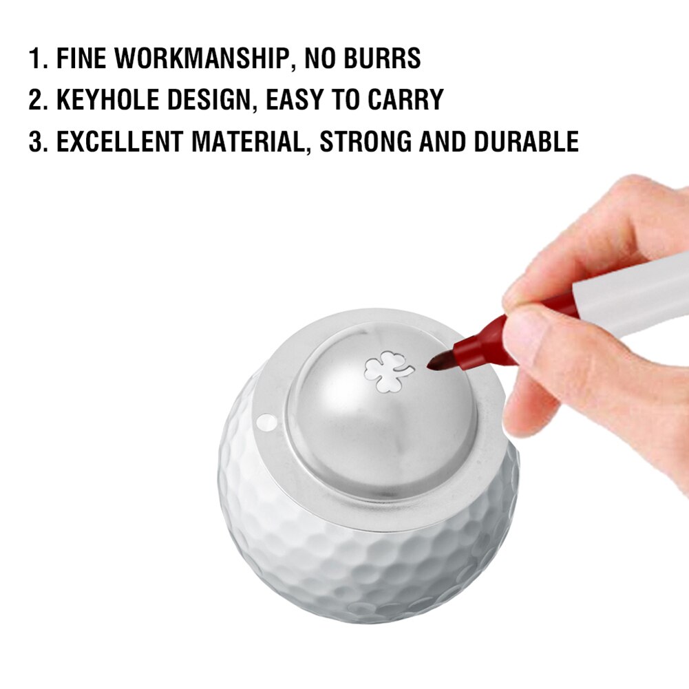 Golf Ball Ausrichtung Linie Marker markiert Vorlage Zeichnen Vorlage linear putten Positionierung Ball Ausrichtung Putten Clip Werkzeuge