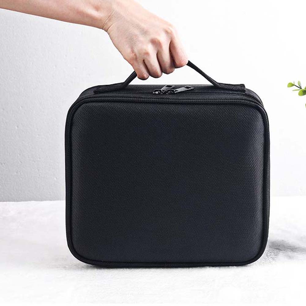 Large Capacity Cosmetic Bag Suitcase Anti-Splash Water Portable Handheld Makeup Bag PVC Compartment Portable Cosmetic Case