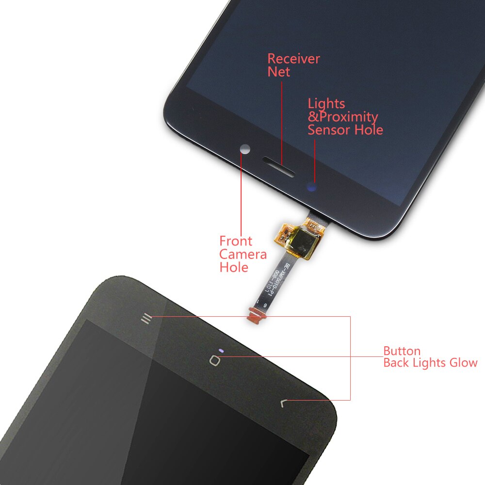 5.0 "Lcd Voor Xiaomi Redmi 4X Lcd-scherm Touch Screen Met Frame Digitizer Vervanging Voor Xiaomi Redmi 4X Display 4X Pro Lcd