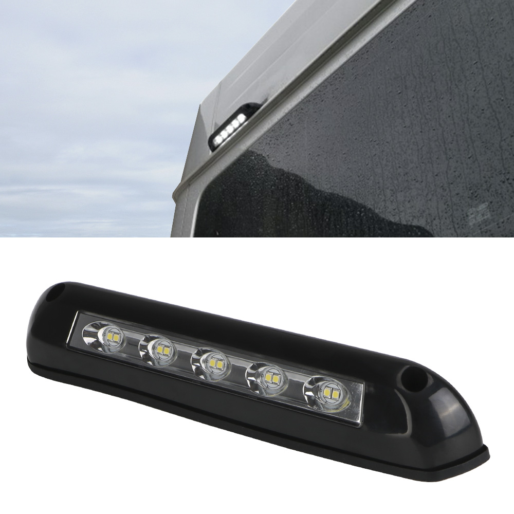 Waterproof RV Van Trailer Exterior Lamp Caravan Interior Wall Lamps 12V/24V Light Bar LED Awning Porch Light Caravan Accessories