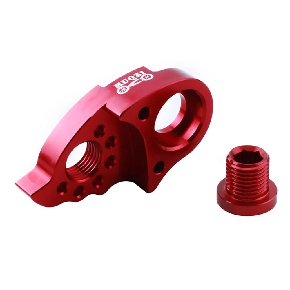 Rear Derailleur Hanger Extender Kit Bike Tail Hook Extension Aluminum Cycling Derailleur Adapter Bicycle Parts 40T 42T 46T: Red
