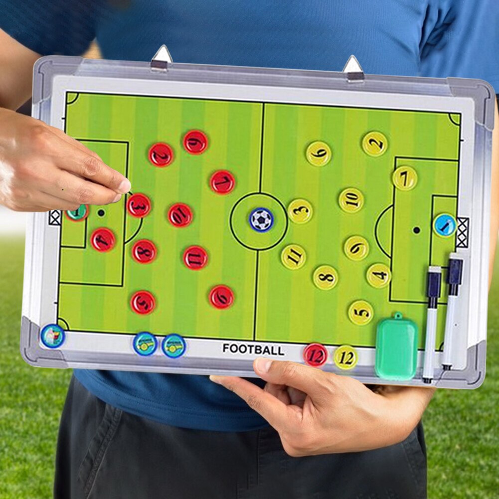 Training Strategie Boord Set Magnetische Voetbal Coach Onderwijs Commando Plaat Stofdicht Draagbare Dragen Decor