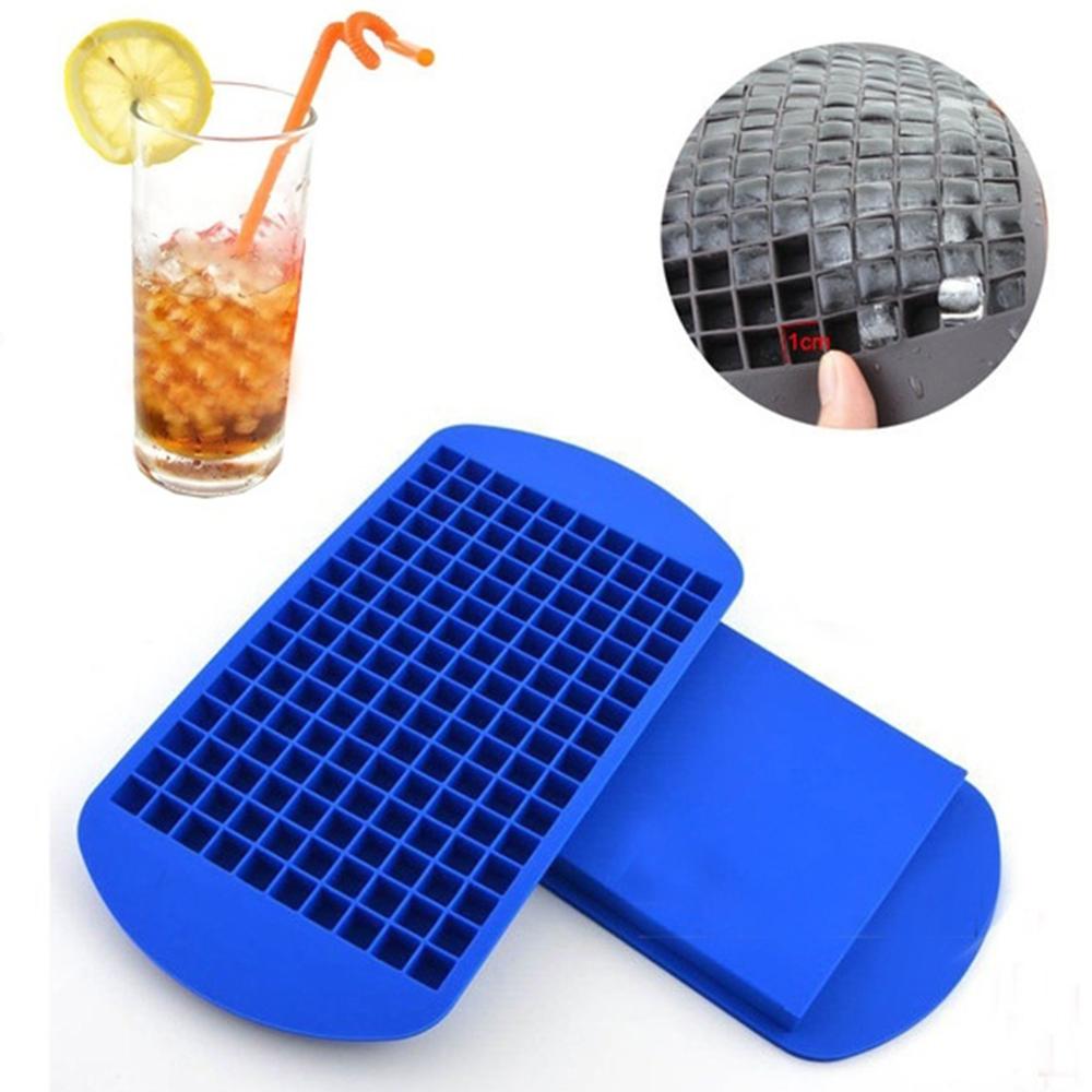 160 Grids Form for Ice Tray Fruit Ice Cube Maker DIY Ice Cube Tray Hielo Mold Square Shape Kitchen Accessories