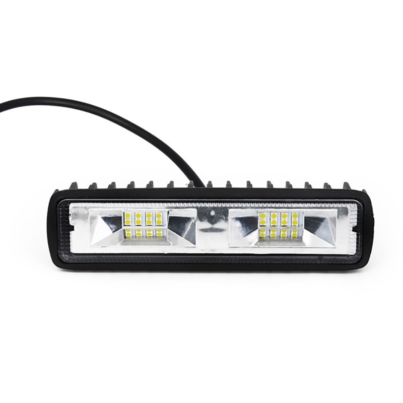 1/2Pcs 24led Retrofit Lamp 6inch LED Flat Work Light Spot Beam Bar Car SUV LED OffRoad Driving Fog Lamps
