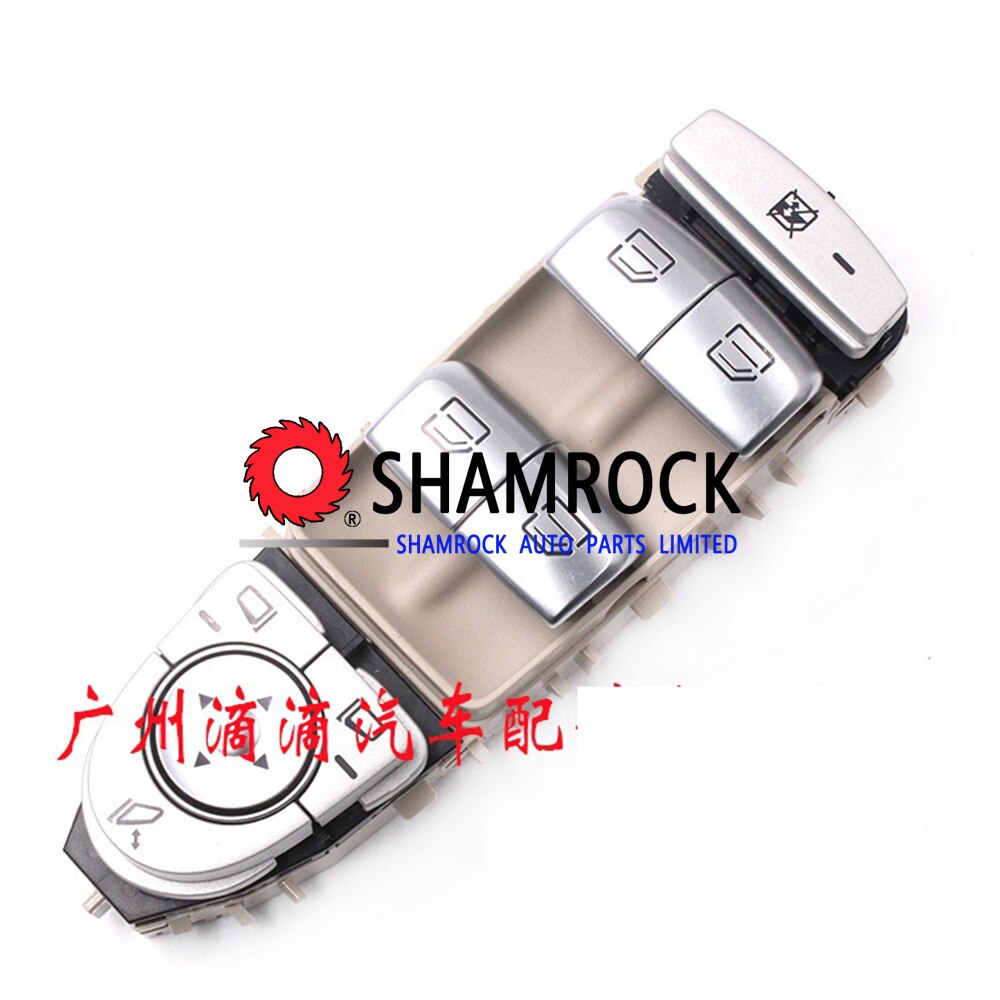 Front Left Master Power Window Switch OEM 2229056800/A2059056811/A2229052004 for Mmercedes-Benz C300 C400 C450 C63 GLC300: white