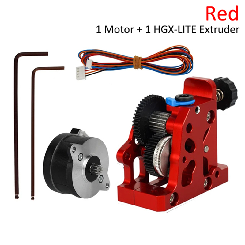 HGX LITE Estrusore Doppio Ingranaggio Estrusore Riduttore in Acciaio Duro Motore Ad Alta Velocità Parti Della Stampante 3D per CR10 CR 10S Ender3 V2 VORON: Viola