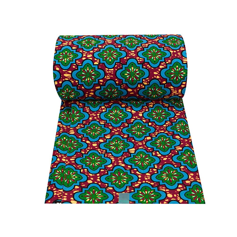 1 Yard African Printed Wax Fabric 100% Polyester African Batik Fabric for DIY Dress Material