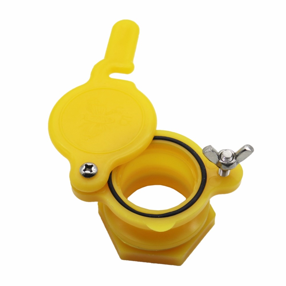 Bee Tools Honey spout Internal diameter 4.8cm Yellow Beekeeping equipment Outdoor beekeeping Receiving honey