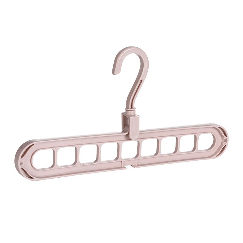 Cintre pour vêtements | Organisateur de placard, gain de place, cintre multi-port, porte-vêtements en plastique écharpe cabide cintres de rangement pour vêtements: light pink