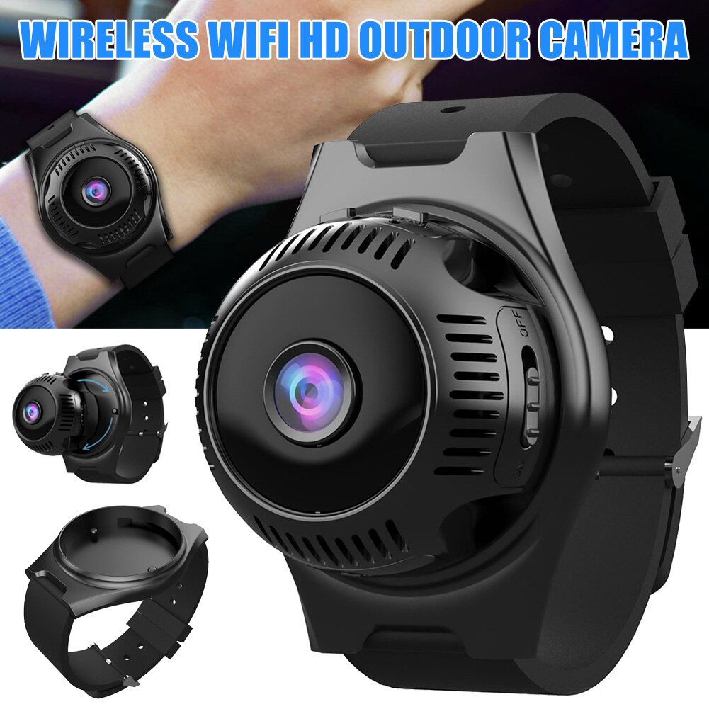 X7 Sport Camera Draadloze Wifi Hd Home Outdoor Camera Met Horloge Band LHB99: Default Title
