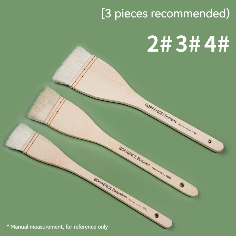 Brush Pen 1/2/3pc set Memory Nylon Penselen Set voor Acryl Olie Tekening Aquarel Houten Schilderij Penseel Gereedschap Kunstbenodigdheden: Lavendel