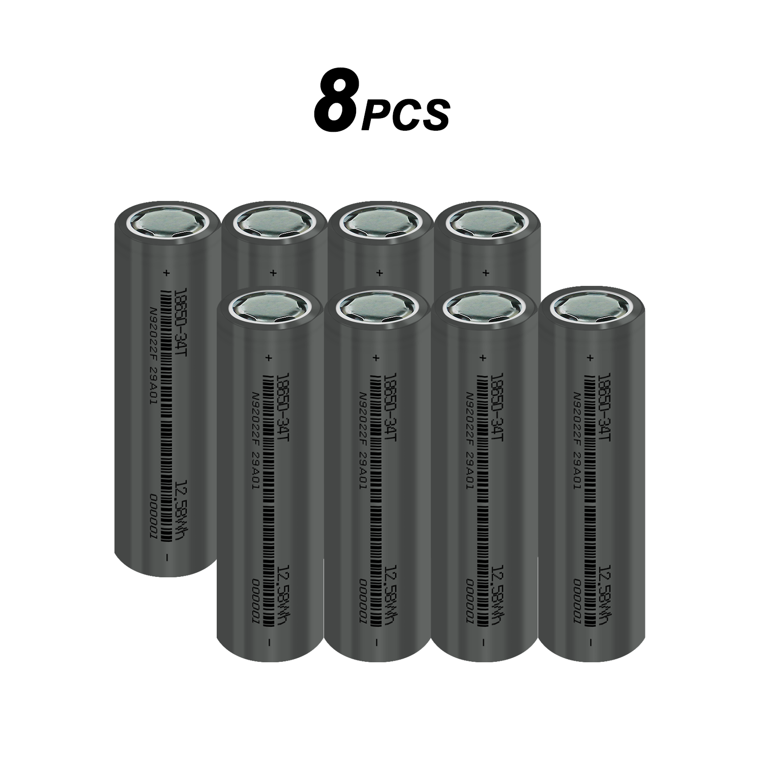Original 18650 Battery Rechargeable 3.7V 3400mAh 1C Discharge Li-ion Batteries for Power Bank Flashlight Batteries Toy: Blue