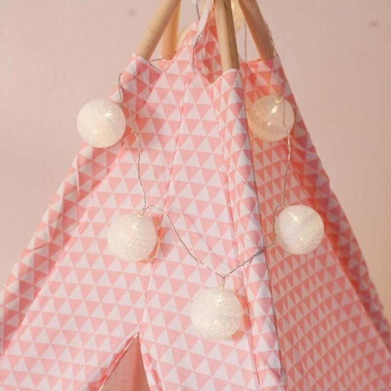 Tende per bambini portatili Tipi Play House bambini tenda da gioco indiana Wigwam bambino piccola Teepee decorazione della stanza giocattolo per bambini all'aperto