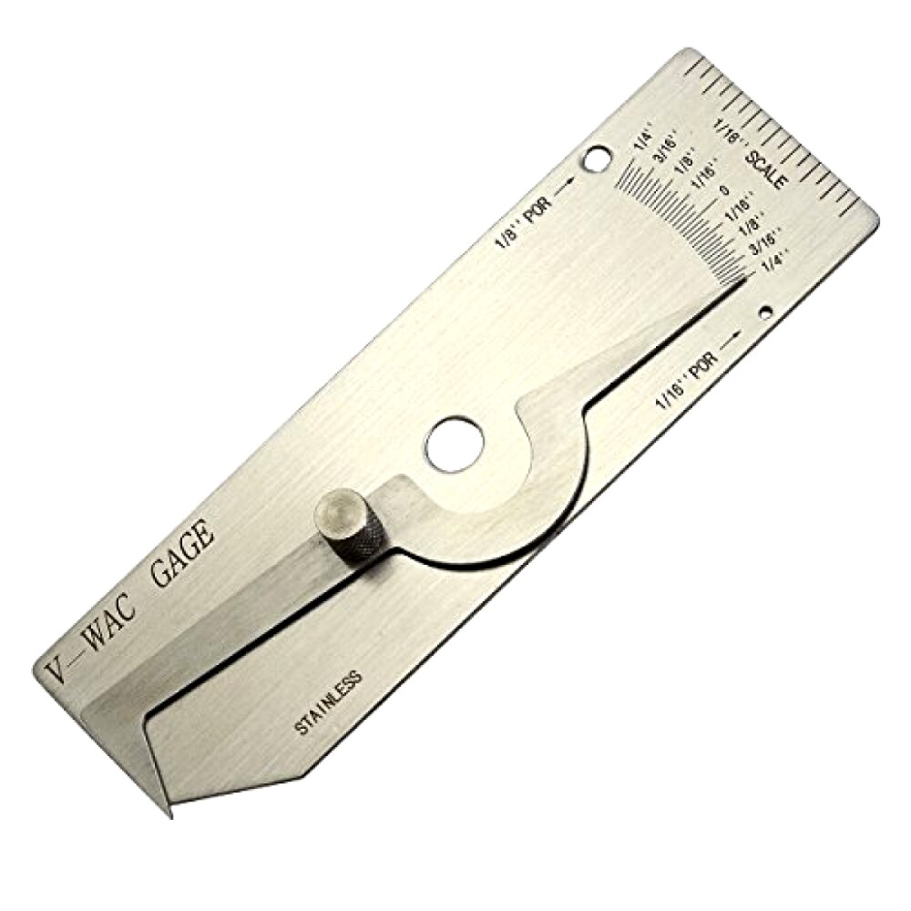 Standard V-Wac Gage Welding Biting Edge Undercut Inspection Gauge INCH