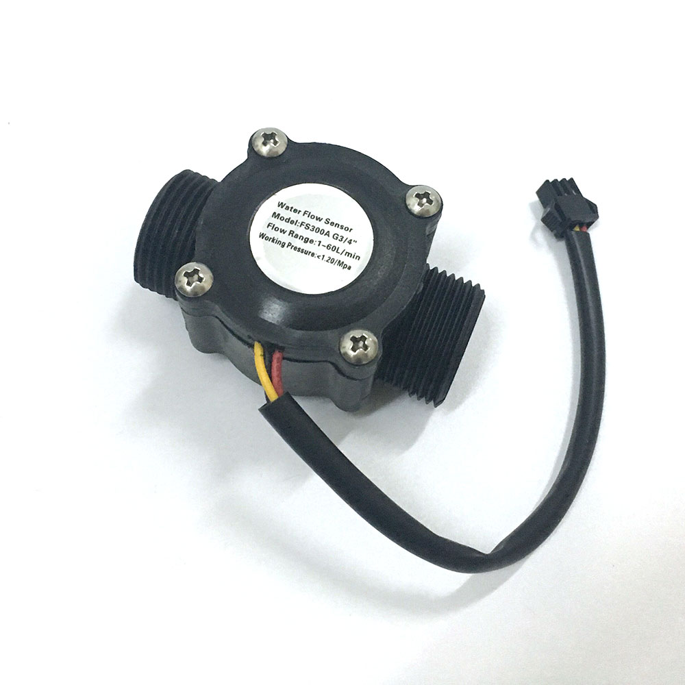 EBOWAN G3/4'' Water Flow Sensor Flowmeter Hall Flow Sensor Water Control 1-60L/min