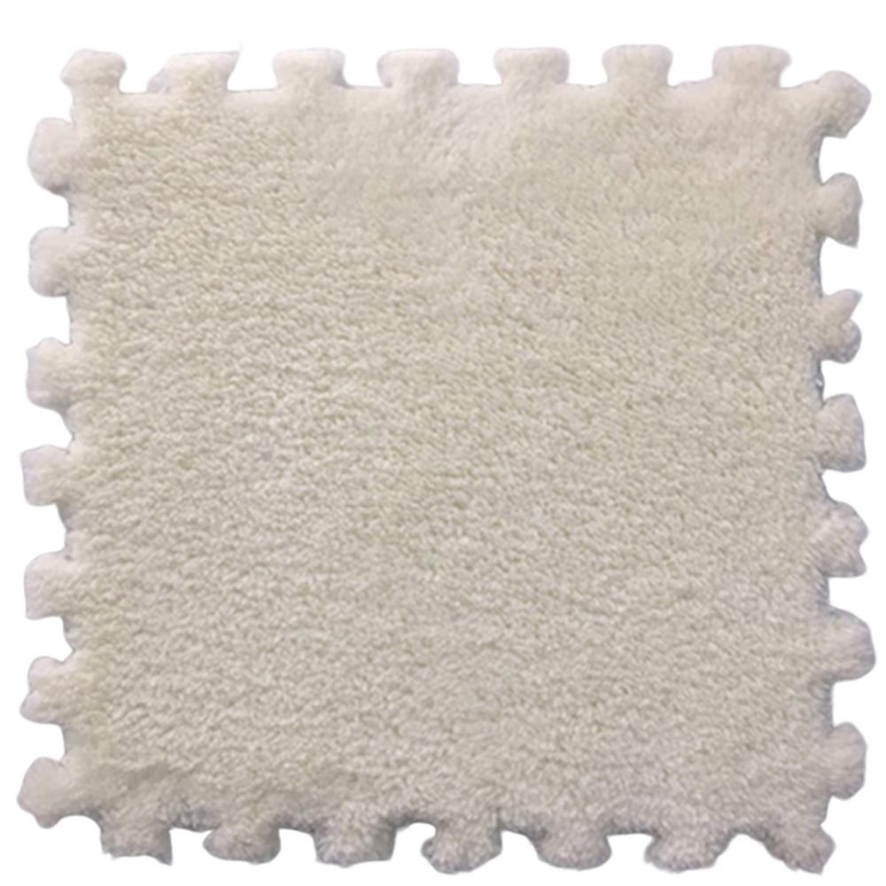 30 cm varme, bløde eva-skummåtter, børnebabyleg, kravletæppe, gulvpuslespil, tæppe, sammenlåsende træningsfliser, tæpper, gulvfliser: Beige