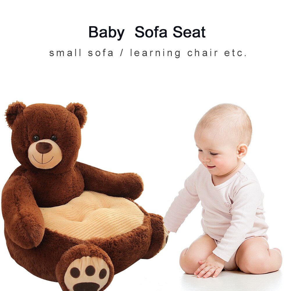 Baby Learning To Sit Sofa Cover Crystal Velvet Chair Seat Skin No Filling