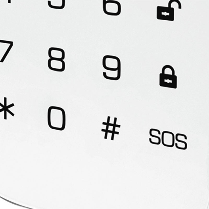 Teclado inalámbrico MOOL para el sistema de seguridad inteligente del hogar teclado de extensión para el Panel de Control del Host de alarma contra incendios antirrobo