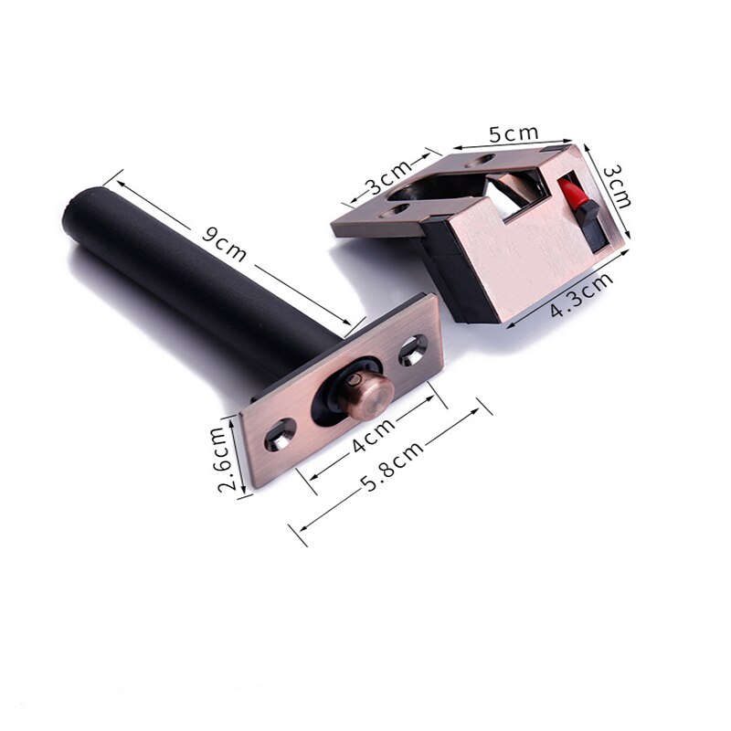 Zinc concealed Anti-theft Lock Chain Safety door Buckle Hidden Invisible Security gate latch Locks Hardware Fitting
