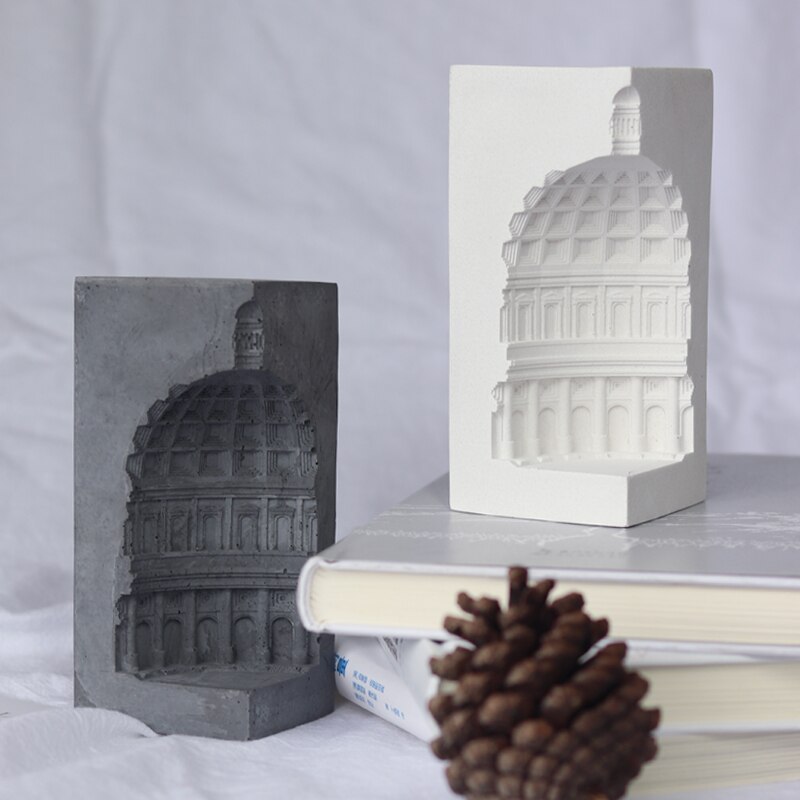 Cement Building Crafts Silicone Mold Plaster Home Decoration Concrete Flower Pot Molds