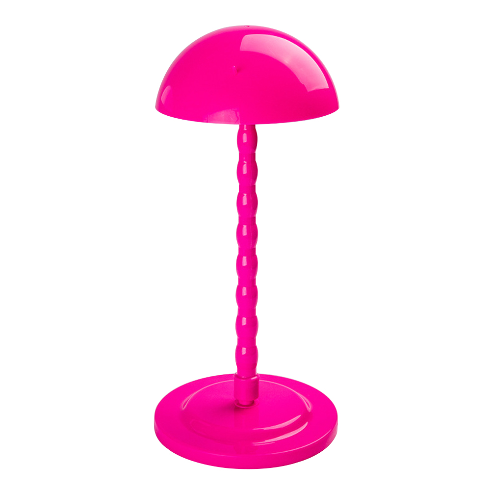 Tupé stall salong praktisk keps bärbar hårhållare peruk stativ dummy verktyg hem hatt display förvaring skyltdocka huvud: Rosa