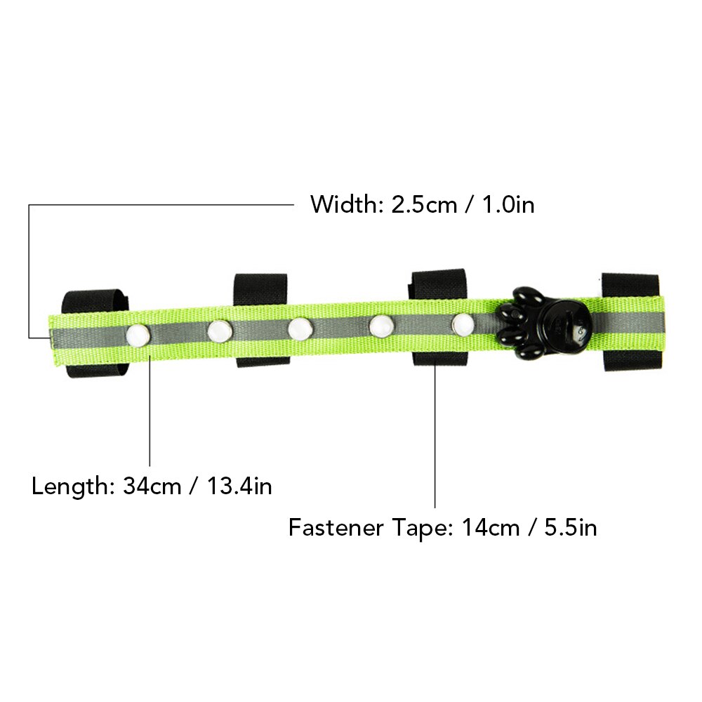 Arnés de cabeza de caballo LED de alta visibilidad, correa de Collar de perro Ecuestre para cabeza de caballo, cinturón de cintura, manillar, tija de sillín,: Green