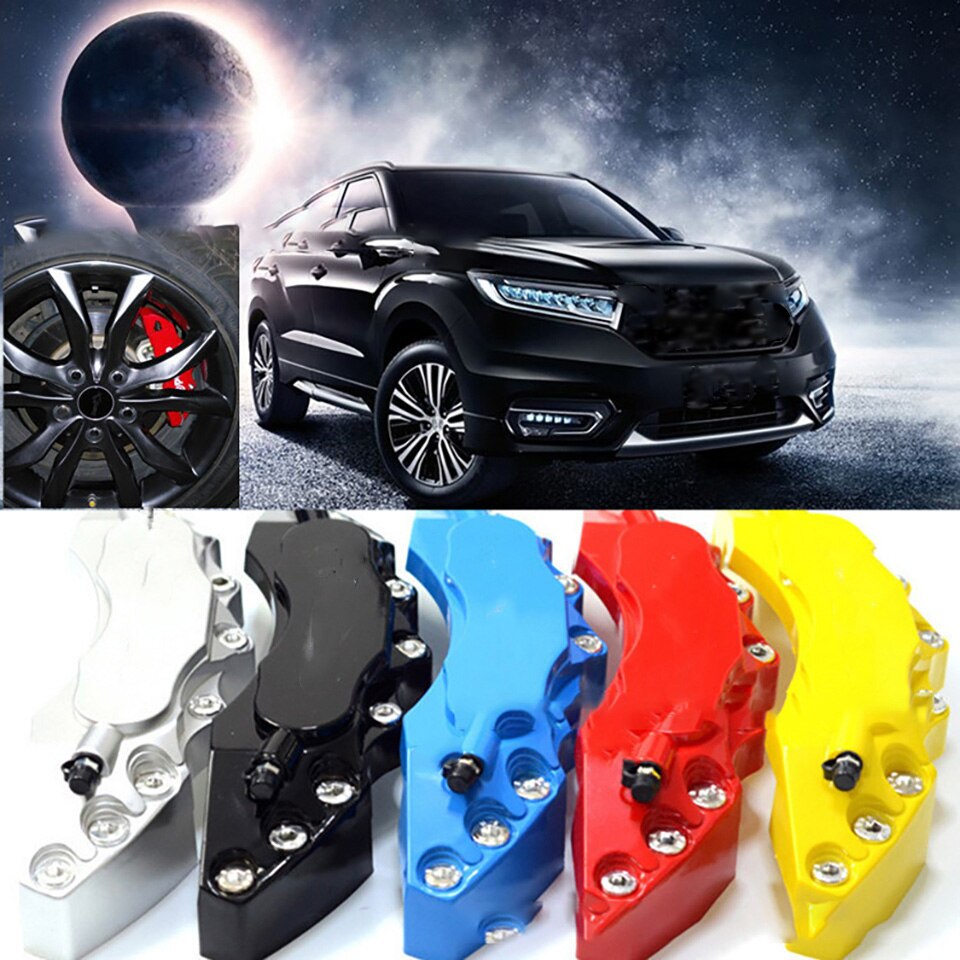 3D Disc Remklauw Cover Universal Stijl Disc Voor En Achter Kit Fit Over 18 Inches Grote Size 2 Stuks