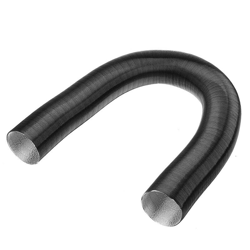 Schokbestendige verwarmingsleiding, corrosiebestendig en vlamwerend, zwart 75mm & koudeluchtleiding