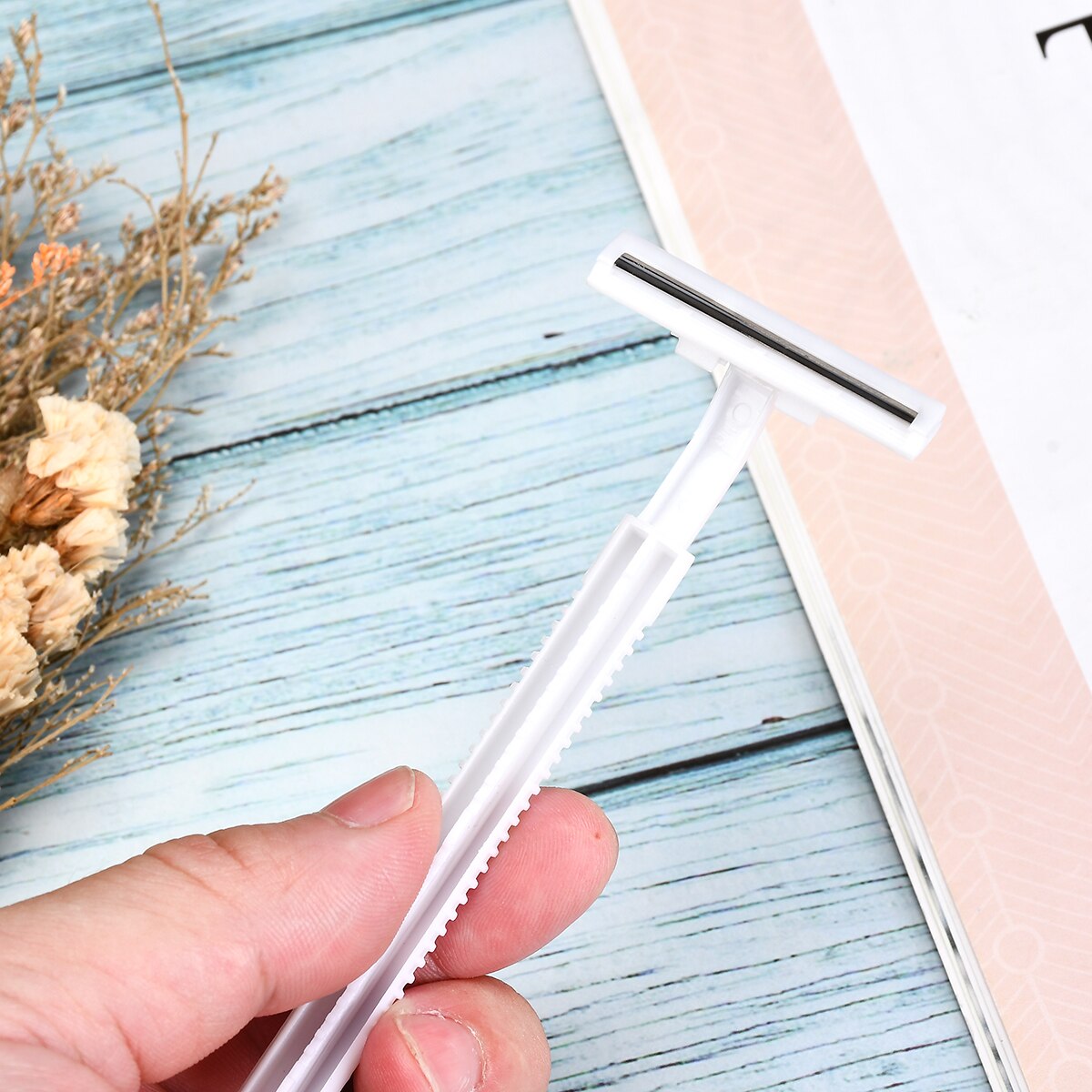 Shaver Manual Beard Portable Facial Body Shaving Razor 30/20/10/1Pcs Razor Blades Trimmer Travel Disposable