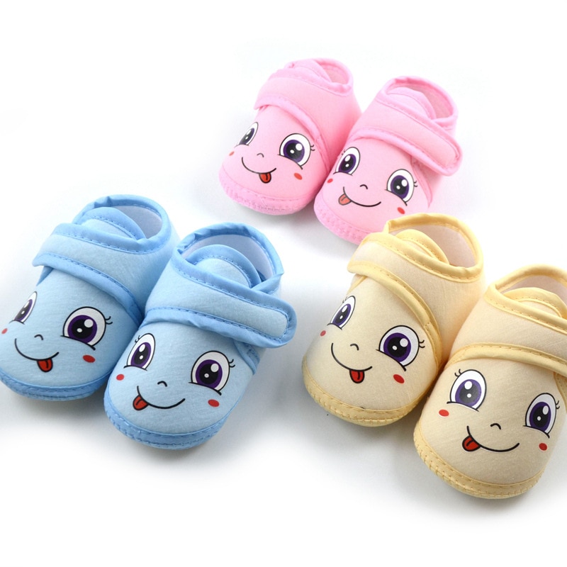 DOGEEK Spring Cute Baby Shoes Cribe Shoes Soft Sole Non-slip Cartoon Baby Toddler Shoes Infant Boy Girl First Walking Shoes