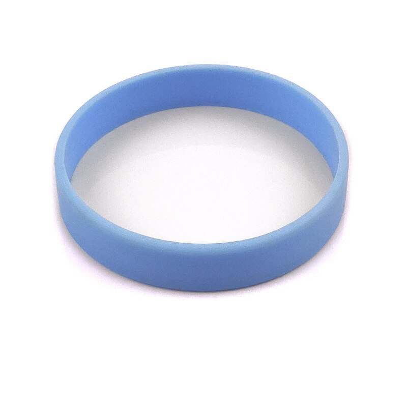 Silicone Rubber Wristband Flexible Wrist Band Cuff Bracelet Sports Casual Band For Anniversary Dating Party TXTB1: SB