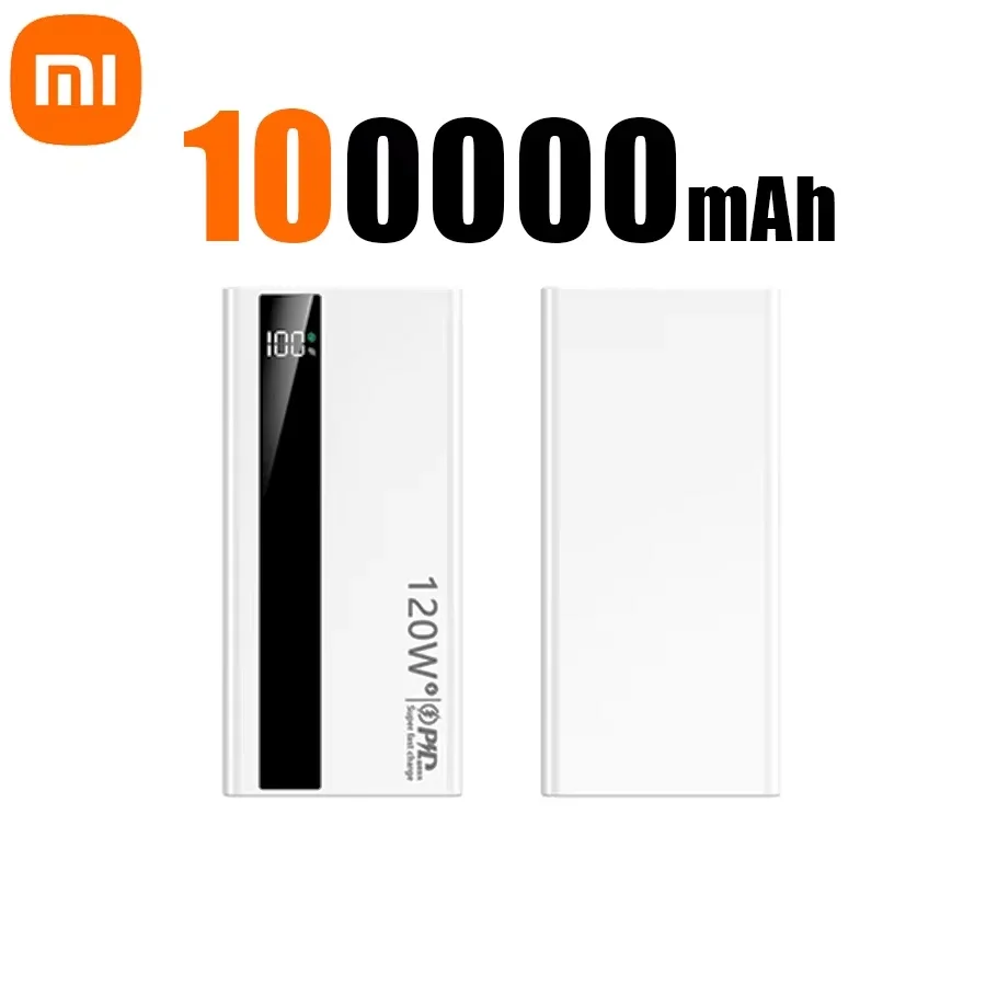 Xiaomi 500000 mah powerbank mit hoher kapazität 120w beladen, tragbarer externer akku für iphone und huawei: Armeegrün