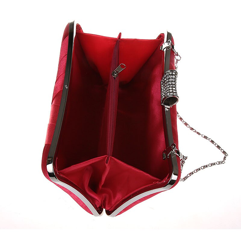 Femmes pochettes Satin mariée sac sac à main concepteur doux sacs de soirée fête sac à main de mariage pochette portefeuille sac à bandoulière 7395