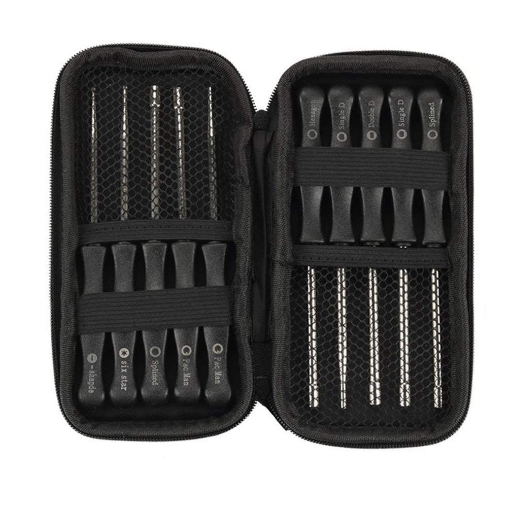 10pcs Carburetor Adjustment Tool Kit,Carburetor Adjustment Tool Set with Free Cleaner Tool and Carrying Case For Common 2 Cycl