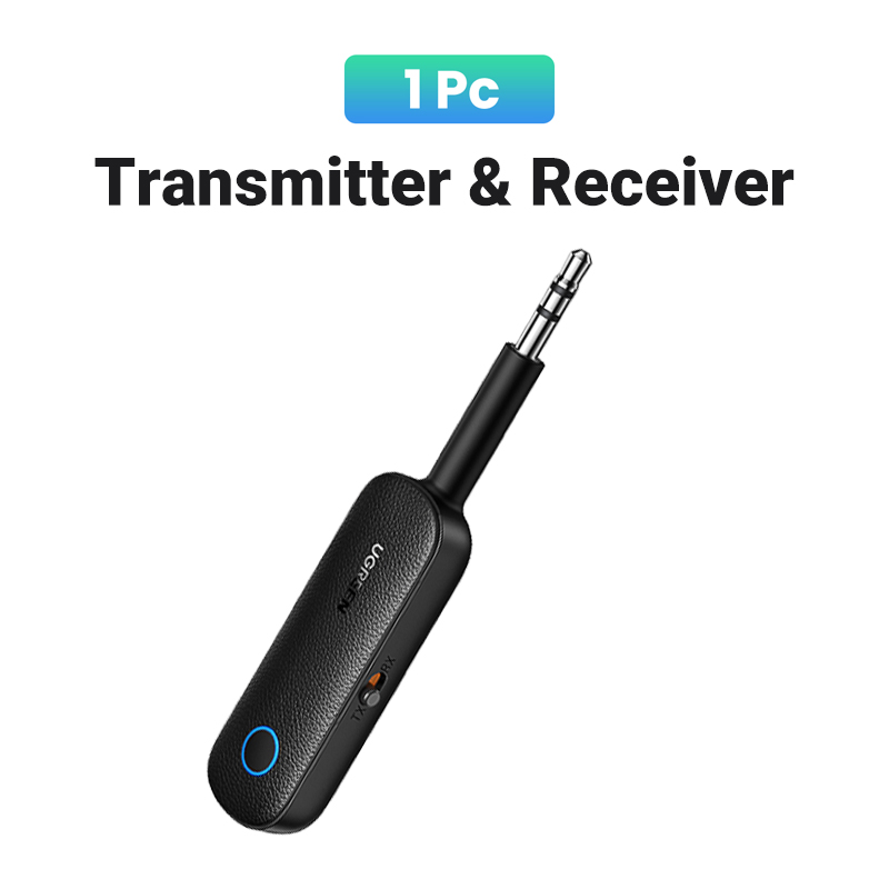 UGREEN 2-in-1 Bluetooth Adapter Transmitter Receiver Bluetooth AUX 5.0 Wireless 3.5mm Adapter Stereo for Earphones TV Car Audio: Default Title