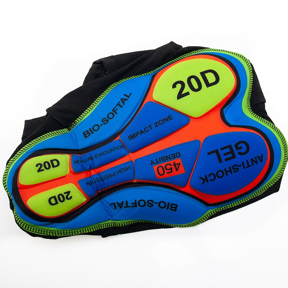 Upgrade Cycling Shorts Mesh Cycling Underwear 20D Gel Pad Shockproof Cycling Underpant MTB Shorts Black Bike Underwear
