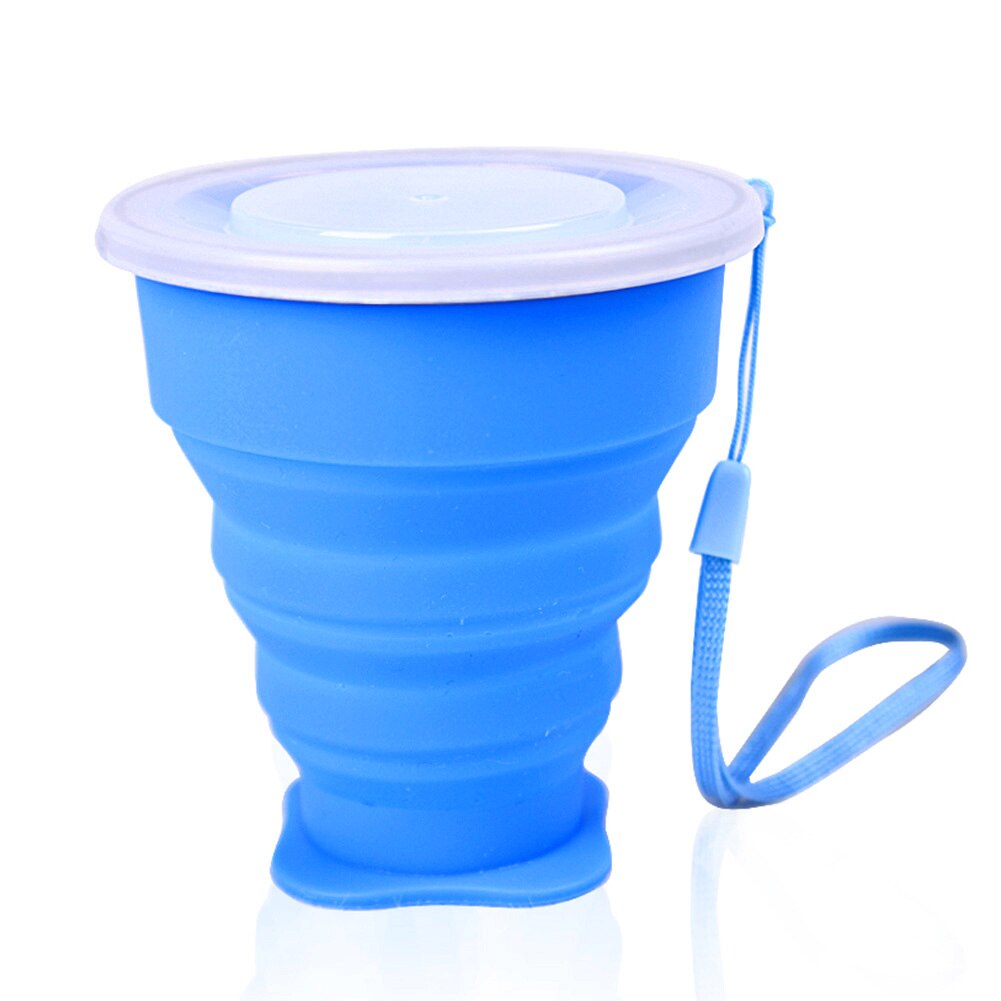Nuevas tazas de silicona para viaje al aire libre, vasos plegables retráctiles plegables, vasos de agua plegables telescópicos HG99