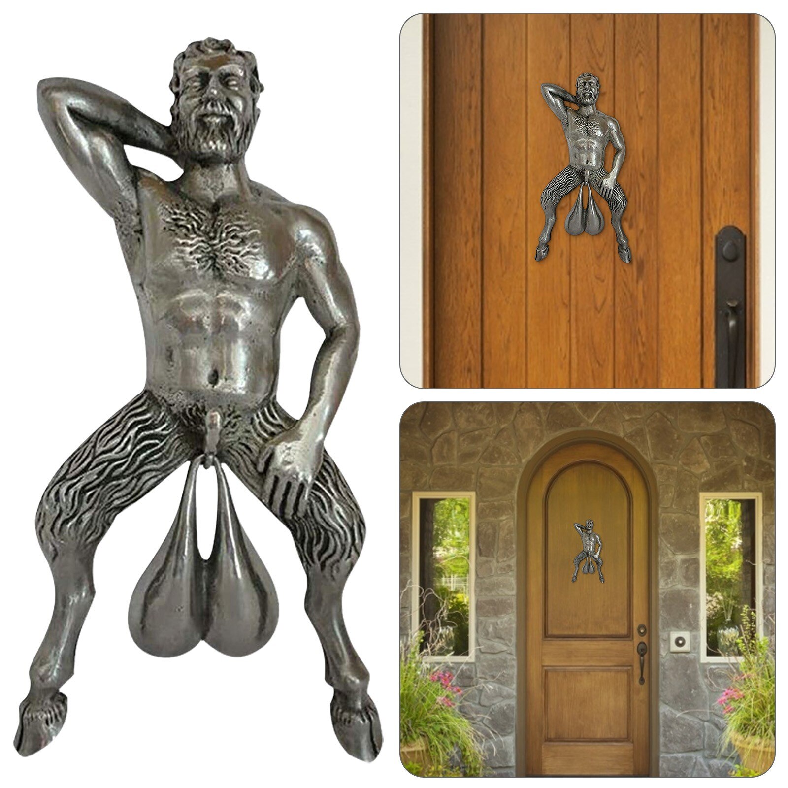 Sonnette Vintage rétro à aspiration, carillon de porte et drôle pour la maison, le jardin, la pendaison de crémaillère, décoration murale