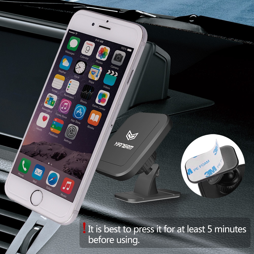 Yianerm Magnete Supporto Del Telefono Dell&#39;automobile Per il iPhone X Xs Max Forte Magnetico Del Basamento Del Supporto Dell&#39;automobile Per Il Telefono in Auto Per samsung S9 Supporto