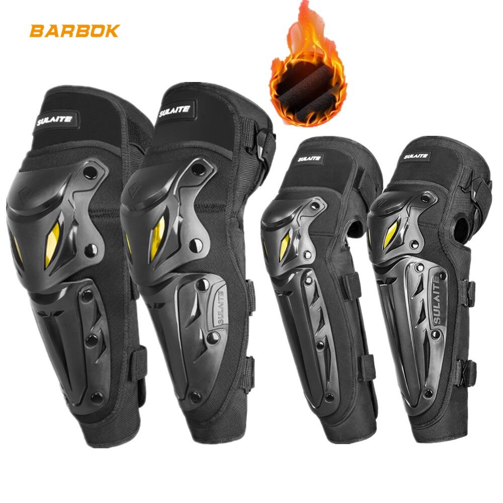 Rodilleras protectoras duras para Motocross, coderas de esquí para Snowboard, Protección corporal de lana cálida para invierno, equipo para adultos
