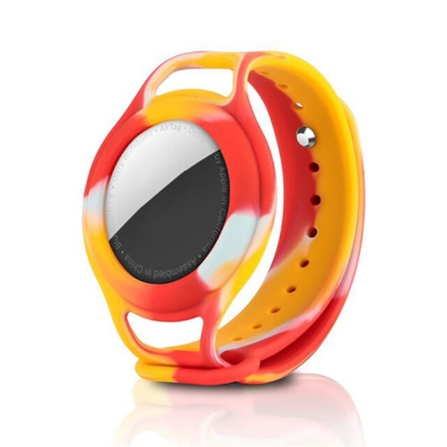 Case for Apple AirTags Kids Soft Silicone Strap Air Tag Anti-Lost Bracelet Protective Cover Shell for AirTag children Strap: 11